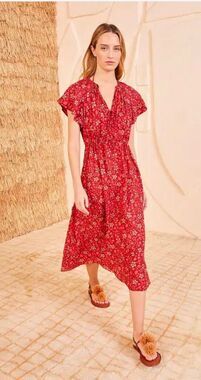 Ulla Johnson Mikeala Coverup in Coral NWT Size Petite